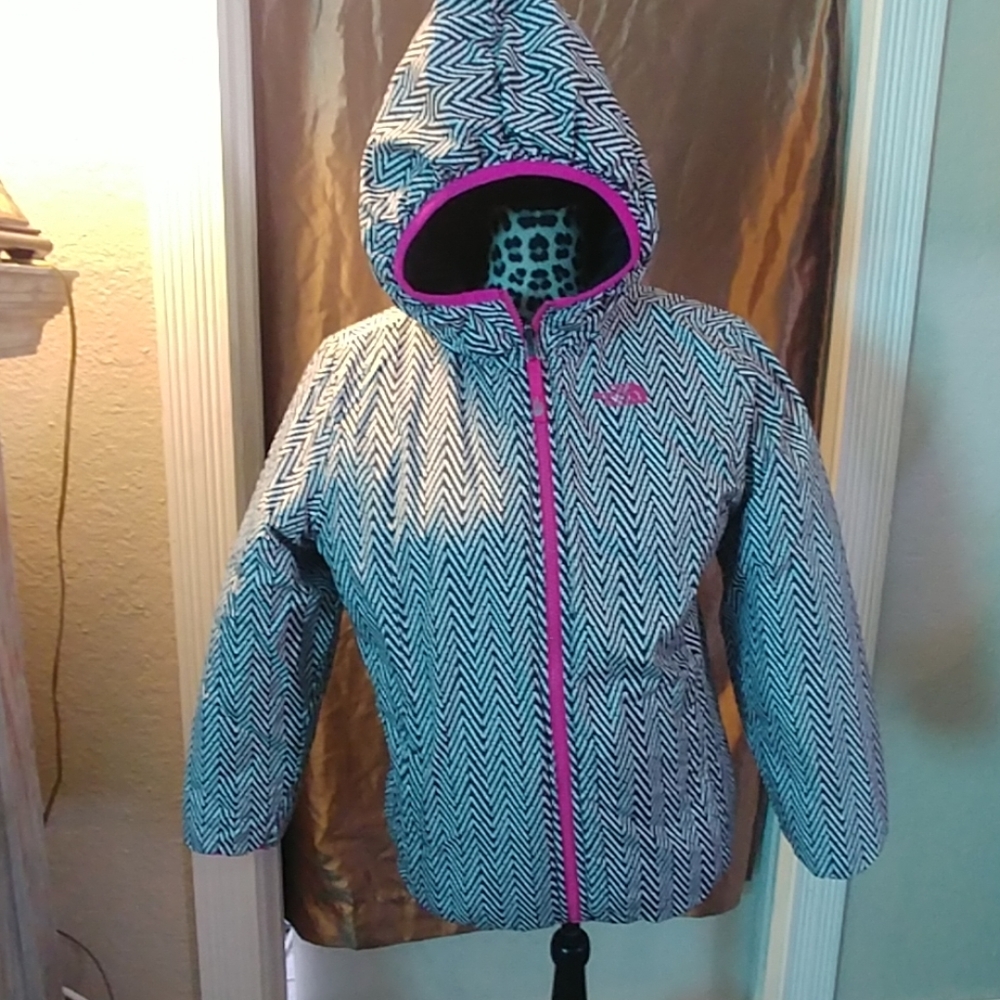Girls Northface reversible JACKET